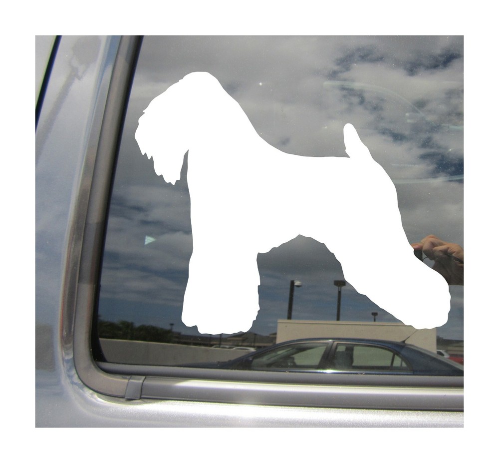 Soft-coated Wheaten Terrier Dog – Purebred Car Window Vinyl Decal Sticker 01681