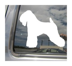 Soft-coated Wheaten Terrier Dog – Purebred Car Window Vinyl Decal Sticker 01681