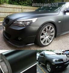 Metallic Flat Matte Vinyl Whole Vehicle Wrap Film Sticker Black Air Bubble Free
