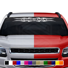 #113 CHIHUAHUA Mexico CHH Decal Sticker Windshield Window Vinyl Graphic Troca