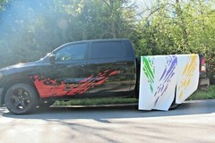 Mud Splash Vinyl Decals – Truck Graphics for RAM, Ford, Nissan, Toyota, GMC, Che