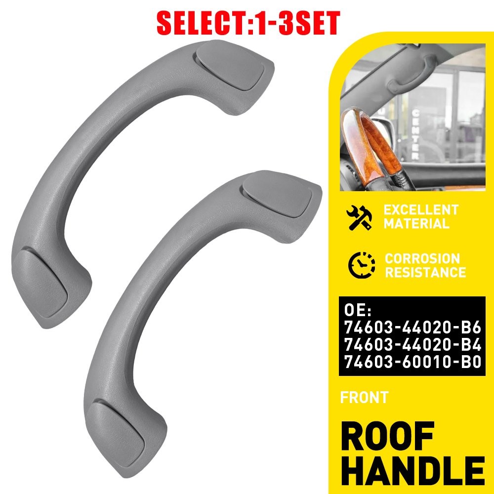 Gray Front Upper Roof Grip Grab Handle 7460344020B6 For 03-09 4Runner GX470 2-6X