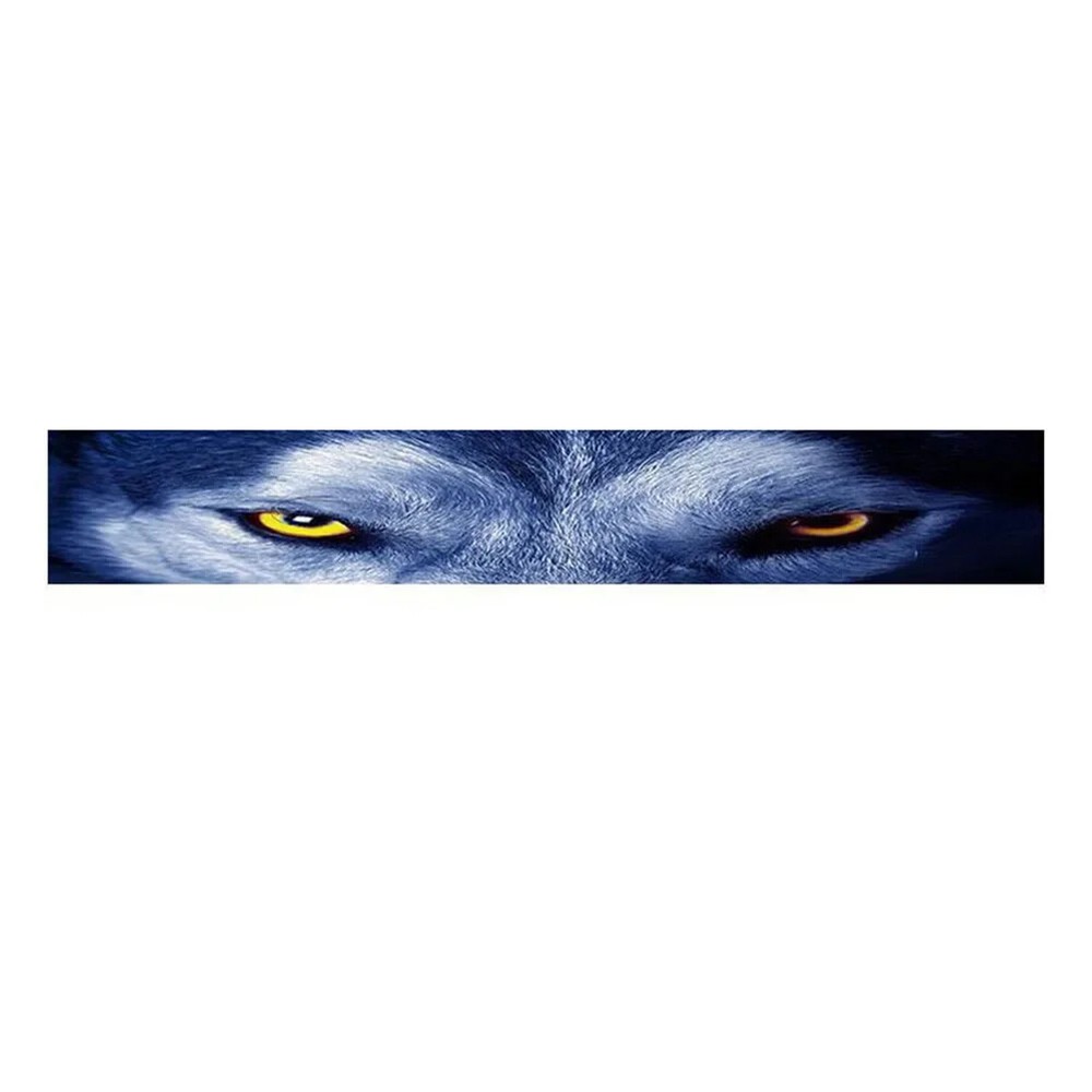 130cm Wolf Creative 3D Stereo Cartoon Decals Auto Front Windshield Sticker