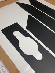 Side Racing Stripes For Ford Custom Vinyl Decals Van Stickers