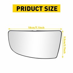 2/4X Passenger & Driver Side Mirror Glass Lower Convex for Ford Transit 150 250