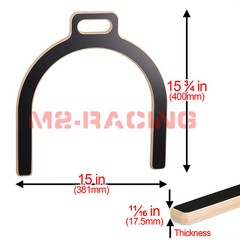 Mirror Shark Antenna 15″ U-Shape Car Vinyl Wrap Application Tools Door Handle