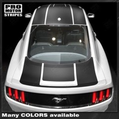 Ford Mustang 2015 2016 2017 Over The Top Sport Stripes Decals (Choose Color)