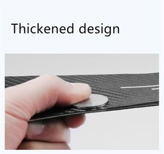 Car Rear Bumper Protector Strip Trunk Door Sill Cover Scratch Resistant Stickers