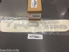 Tacoma TRD Off-Road bedside decal Silver/Gray 75996-0C070-A3 Genuine OEM