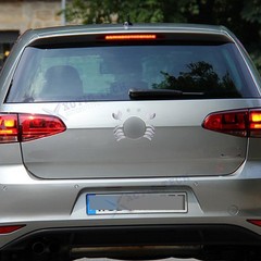 Car Sticker Fashion 3D Crab Styling Auto Emblem Logo Decals DIY Car Decorations