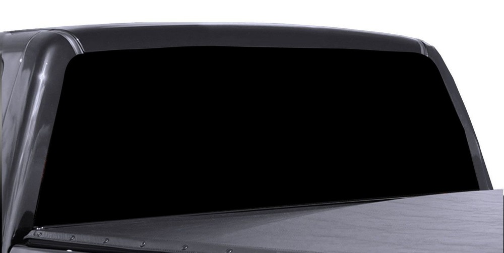 Plain Black Rear Window Perforated Decal Tint Graphic Sticker Truck Van Suv