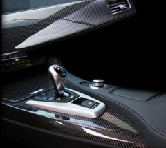 12″x60″ 5D Ultra Shiny Glossy Black Carbon Fiber Vinyl Wrap Sticker Decal Roll