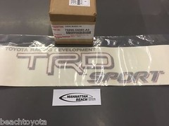 Tacoma TRD SPORT bedside decal RED/WHITE/BLACK 75996-04060-A0 Genuine OEM QT=1