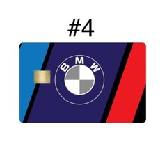 2 Premium Print BMW #4 Bank Card Skins Small Chip.