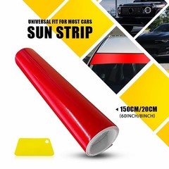 60″ Front Sun Window Visor Strip Banner Windshield Vinyl Blank Decal Trim Cover