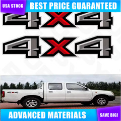 4×4 Bedside Decal Stickers For F-150 2015-2018 Vinyl Replacement Set of 2