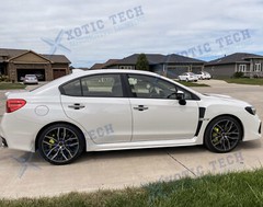Black Front Fender Upper & Lower Air Vent Sticker for Subaru WRX STI 2015-2021