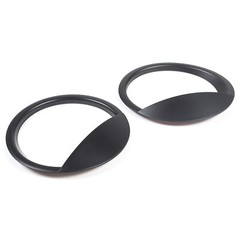2PCS Matte Black ABS Angry Eyes Headlight Cover For Toyota FJ Cruiser 2007-2021