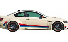 Tricolor Car Side Stripe Graphic Decal For BMW X5 X6 M Performance Vinyl Sticker