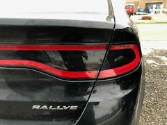 Tail Light Tint Air Release Dark Smoke For 2013-2016 Dodge Dart