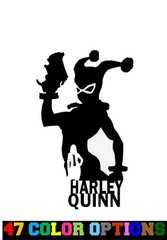 Decal Vinyl Truck Car Sticker – DC Comics Batman Harley Quinn v3