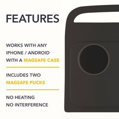 MagSafe Compatible Dual Wireless Charger | Rivian R1T/R1S (Gen1 & Gen2)