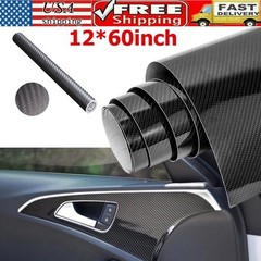Auto Accessories 7D Glossy Carbon Fiber Vinyl Film Car Interior Wrap Stickers
