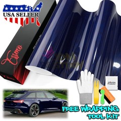 PET Marble Pearl Gloss Royal Blue Car Vehicle Vinyl Wrap Decal Sheet Sticker