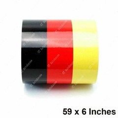59″ Germany Flag Stripe Car Hood Body Sticker For Audi BMW Mercedes MINI Porsche