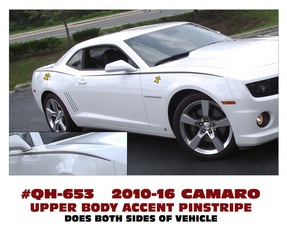 GE-QH-653 2010-16 CAMARO – UPPER BODY ACCENT PINSTRIPE STRIPE KIT – ALL MODELS