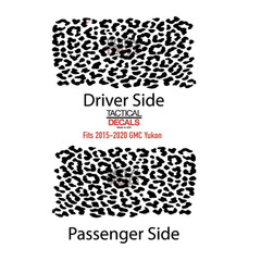Cheetah Leopard Print allover Decals for GMC Yukon 3rd 2015-2020 GY1-DG1