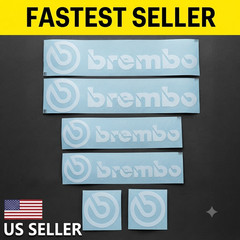 4x Caliper Decal High Temp for BREMBO 6 & 4 Piston Kit – Choose Color – FAST