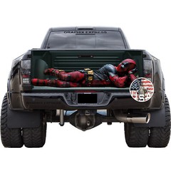 Tailgate Wrap Deadpool Vinyl Graphic Decal Sticker, Pickup Decal T348