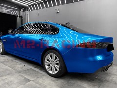 Premium Sky Blue High Gloss Metallic Glossy Sticker Decal Vinyl Wrap Air Free