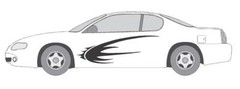 VINYL GRAPHIC #A1118 DECAL VEHICLE CAR TRUCK CROSS OVER SUV VAN SEMI MODERN AUTO