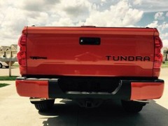 TUNDRA Tailgate Letters Sticker Vinyl Insert Decals for Toyota Tundra 2014-2019