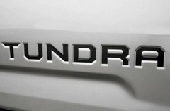 TUNDRA Tailgate Letters Sticker Vinyl Insert Decals for Toyota Tundra 2014-2019