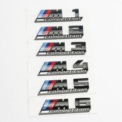 Modified Sticker For M1 M2 M3 M4 M5 M6 X3X4X5X6M Rear Tail Label Thunder Version