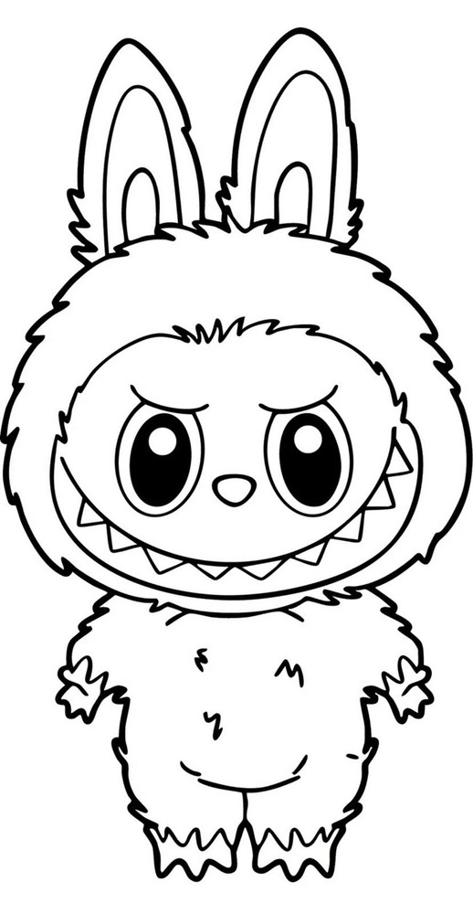 Labubu Vinyl Decal Sticker Funny You Choose Size And Color
