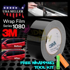 3M 2080 Black Vinyl Wrap Kit for Black Out Chrome Delete1 Window Trim Door Trim