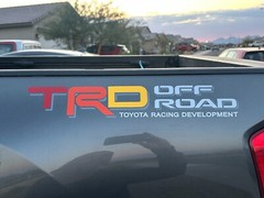 Heritage Color TRD Off Road Stickers, Fits Toyota Truck Tacoma, Tundra, 4Runner