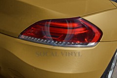 Premium Gold Brushed Aluminum Steel Vinyl Wrap Sticker Film Decal Air Release