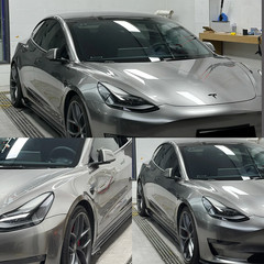 Genuine Silver Gloss Vinyl Wrap Car Auto Sticker Film Decal Bubble Free Sheet US