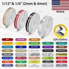 Roll Vinyl Pinstriping Pin Stripe Solid Line Car Tape Decal DIY Vinyl Stickers