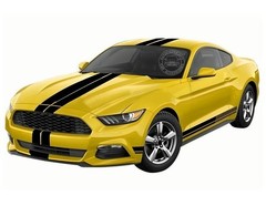 Full Set Car Sticker For Ford Mustang Racing Stripe Hood Roof Rear Side Decals
