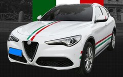 3 Colors Racing Stripe Sticker Decal For Car Exterior Hood Trunk Roof Side Door
