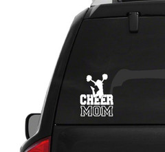 Cheer Mom (F3) Cheerleader Vinyl Decal Sticker | Waterproof | Easy to Apply