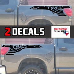TRD*OF ROAD* Tundra Sticker FOR * 2007 to 2013 *BED SIDE STRIPES DECAL SET