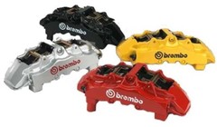 4 Brembo Decals Stickers Vinyl Caliper Brake HT (2) 3.5″ & (2) 1.75″ !