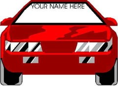 Custom Vinyl Lettering Decal Sticker 5″ tall Any Font